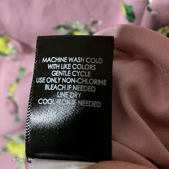 Torrid Midi Dress Size 1X Mauve Pink Lemon Novelty Print Challis Button Front - Picture 11 of 12